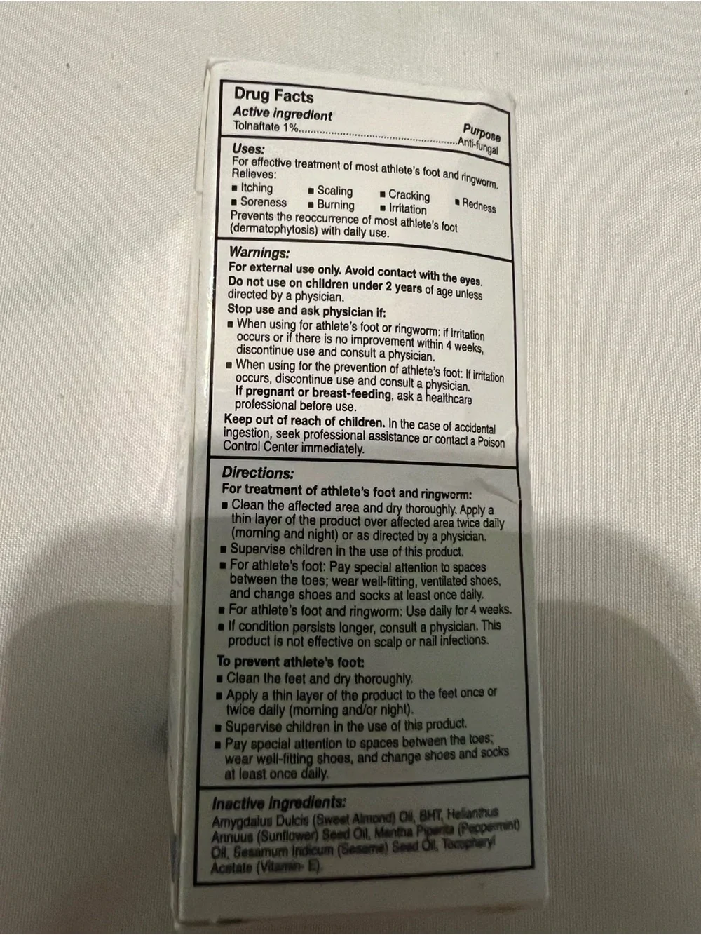 Tolnaftate 1% Antifungal Solution - White/Blue
